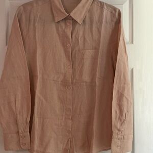 Tan Button-Up Shirt